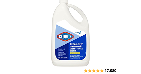 Clorox Clean-Up CloroxPro Disinfectant Cleaner with Bleach Refill, 128 Ounces (35420) Package May Vary - $7.79