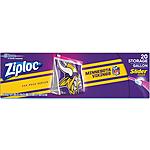 Ziploc NFL Teams Slider Gallon bags, 20 ct, as low as $2.77