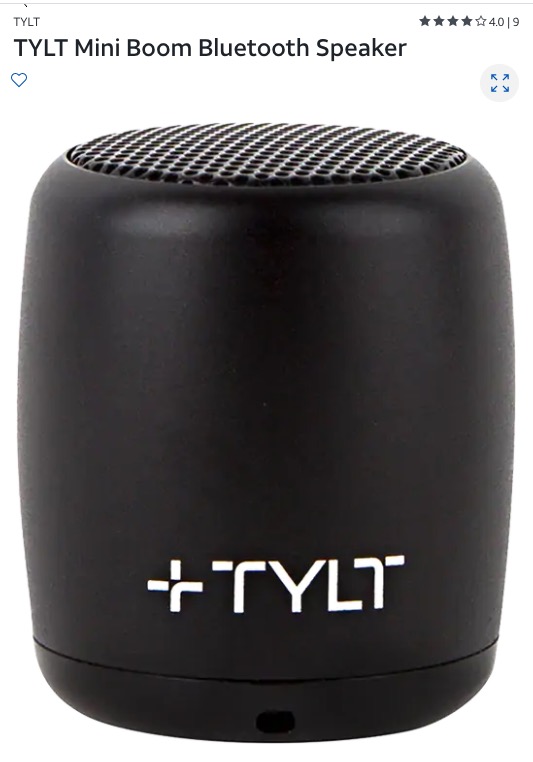 TYLT Mini Boom Bluetooth Speaker $1.24 from AT&T after Chase/BOA Cashback YMMV