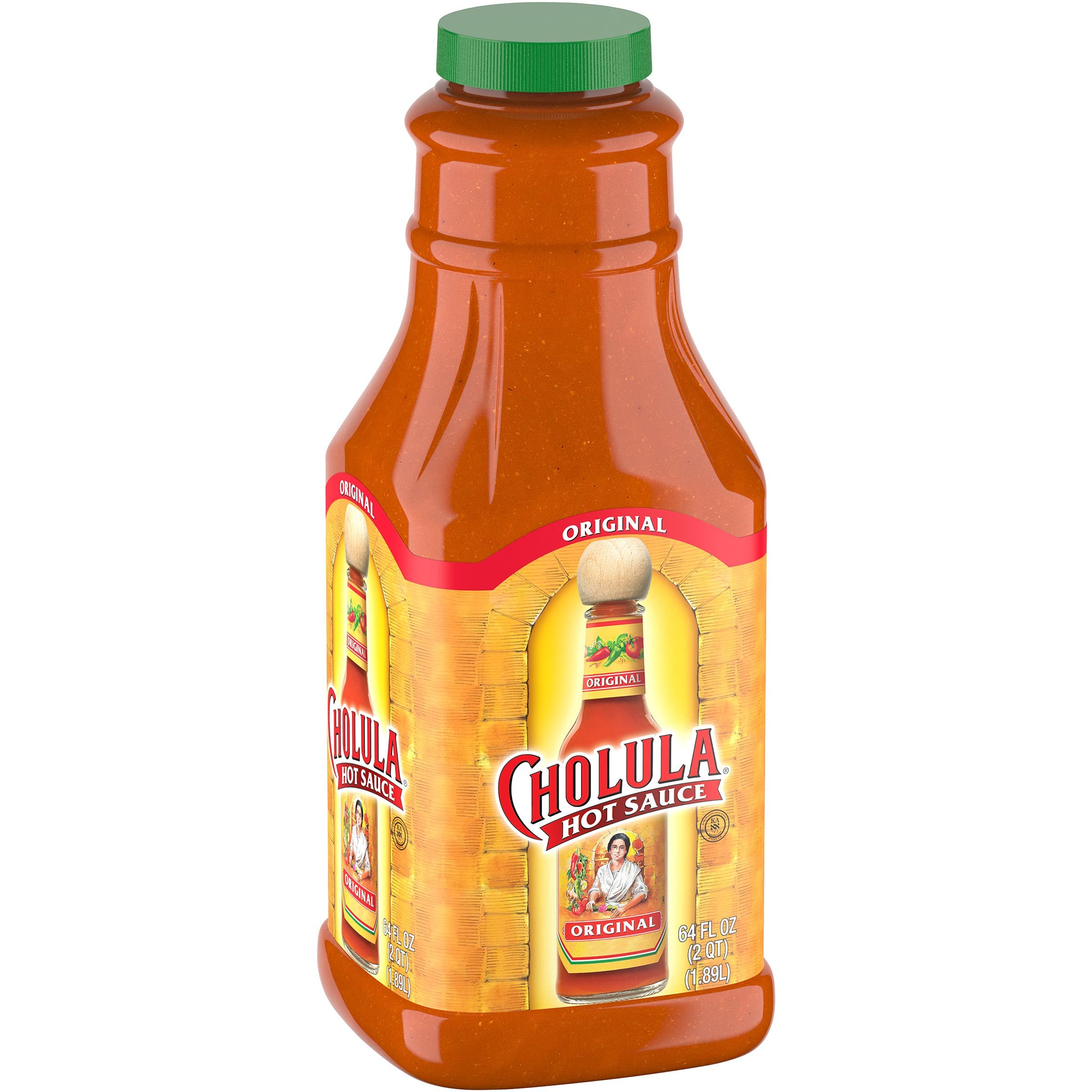 Prime Members: Cholula Original Hot Sauce, 64 fl oz Bulk Container with Mexican Peppers and Signature Spice Blend $11.89 + FS w/ S&S