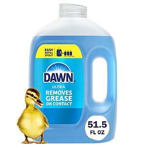 3 × 51.5-Oz Dawn Ultra Original Dish Soap Refill Jug ($5.73 each) at Amazon $17.19