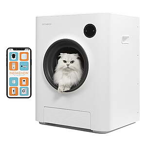 Instachew Purrclean Self-Cleaning Automatic Cat Litter Box with App Control, Support 5GHz & 2.4GHz Wifi $159.6