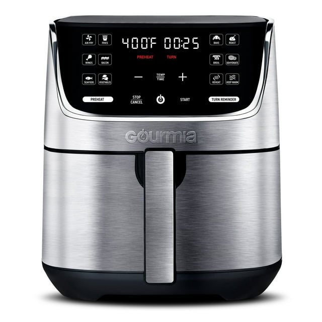 Gourmia 6-qt Digital Window Air Fryer With 12 Presets & Guided