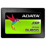 ADATA SU655 3D NAND 2.5" SATA III Solid State Drive: 480GB $70, 120GB $25