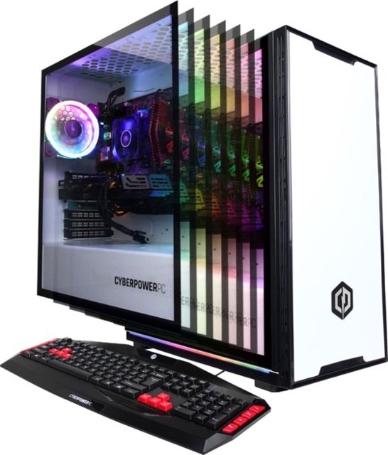 Cyberpowerpc Desktop Ryzen 7 2700 Rx 580 8gb 16gb Ddr4 240gb Ssd 2tb Hdd