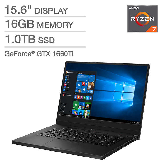 Asus ROG Zephyrus G15 Laptop: Ryzen 7 4800HS, 15.6" 1080p 144Hz, 16GB DDR4, 1TB SSD, GTX 1660 Ti, Win 10 $1199.99 + Free Shipping @ Costco