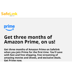 Get three months of Amazon Prime FREE for Safelink customers