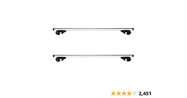 56” Amazon Basics 2-Piece Heavy-Duty Universal Cross Rail Roof Rack, 56 inches - $34.08