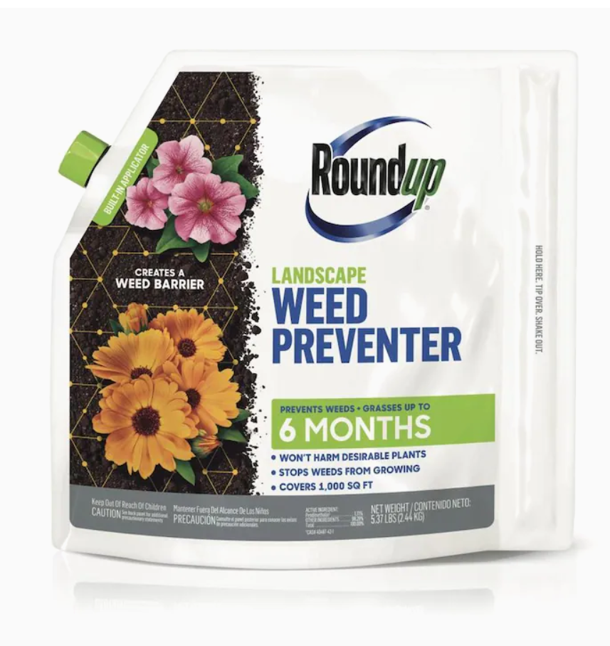 80% off! Roundup Weed Preventer 5.37 lb Pre-Emergent Lawn Weed Killer at Lowes $3.99