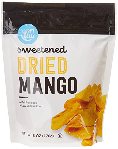 Happy Belly Dried Mangoes (Amazon Brand), 6 oz  $3.59 Amazon