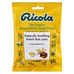 Walgreens Ricola Cough Drops 2 bags 19ct/21ct for $4.23