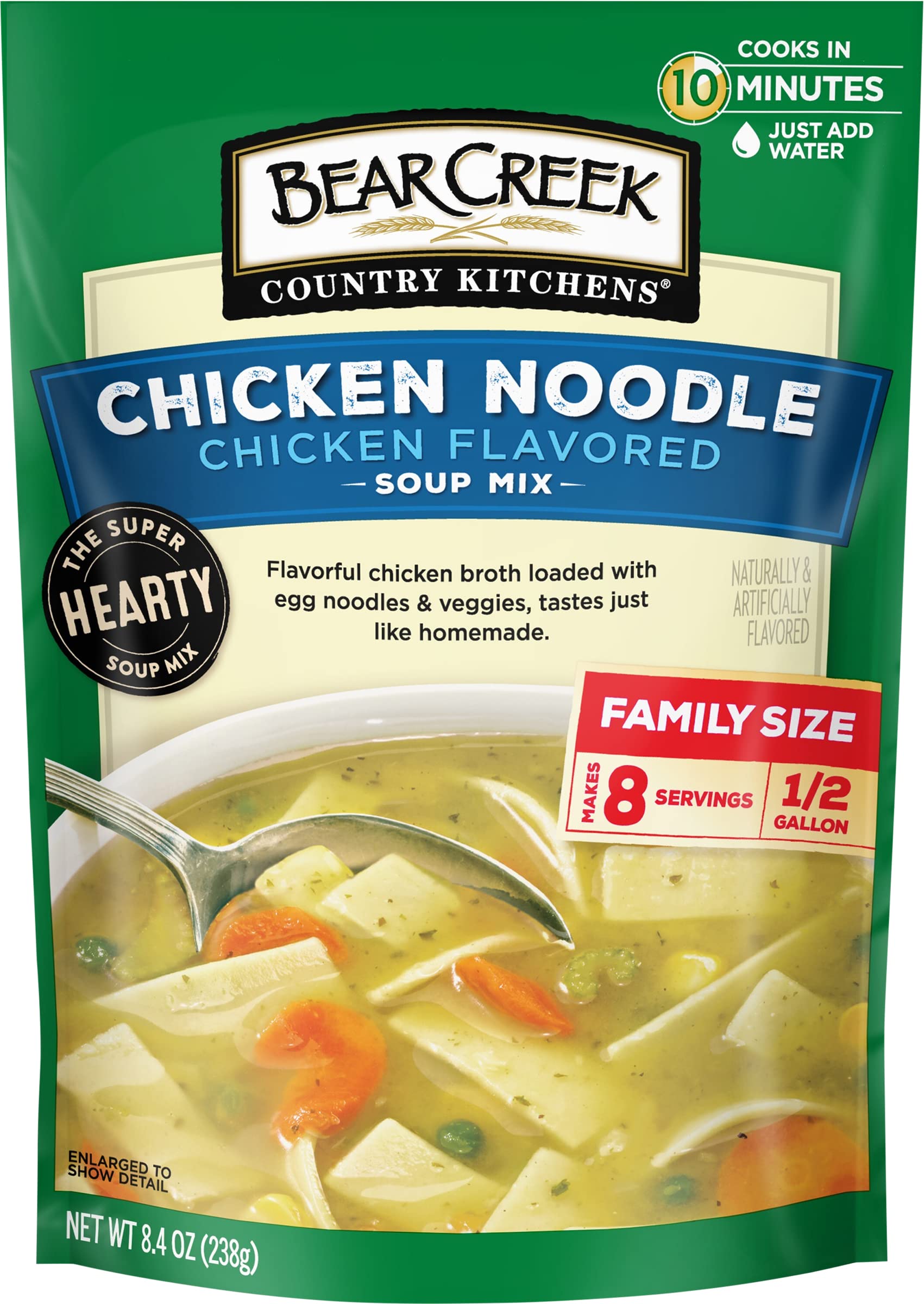 Bear Creek Soup Mix, Chicken Noodle, 8.4 Ounce $2.96 Amazon