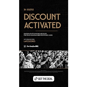 Ono Hawaiian BBQ (Los Angeles/Orange County Area) Chicken Plate Lunch $5.99 + Free Pickup