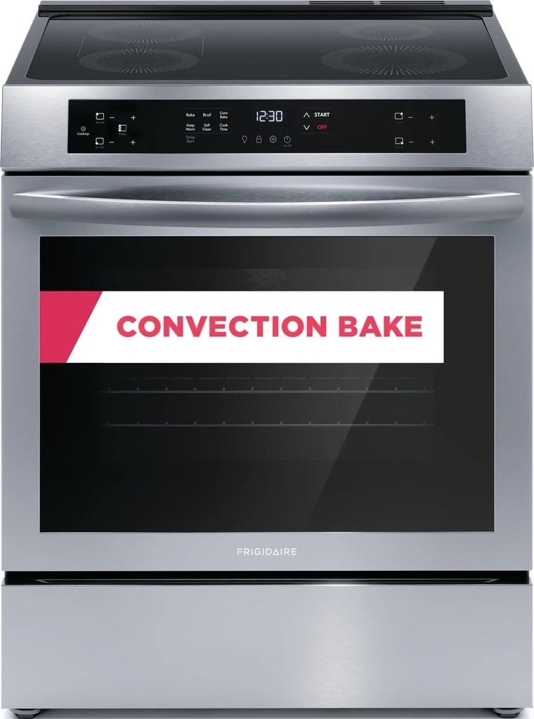 Frigidaire FCFI3083AS 30" Freestanding Induction Range w/ Front Controls: Stainless Steel | Plesser's Appliances - $1009