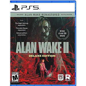 Alan Wake 2 Deluxe Edition (PS5) - $34.99 @ Best Buy & others