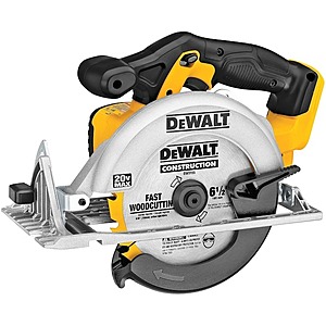 DEWALT 20-volt Max 6-1/2-in Cordless Circular saw (Tool Only) - $99 @ Lowes w/ free shipping