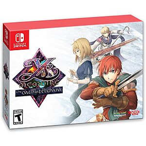 Ys Memoire: The Oath in Felghana D1 Refined Edition (PS5, Switch) - $29.99 @ GameStop