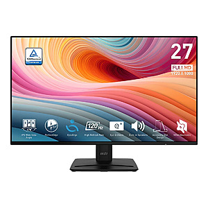 MSI 27" FHD 1080p 120Hz 1ms Adaptive-Sync LCD Office Monitor - PRO MP271A E2 - $53.40 @ Walmart