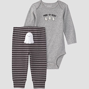 Carter's Just One You Baby Halloween Boys' 2pc Peek-A-Boo Ghost Bodysuit and Pants Set - $7.70 @ Target