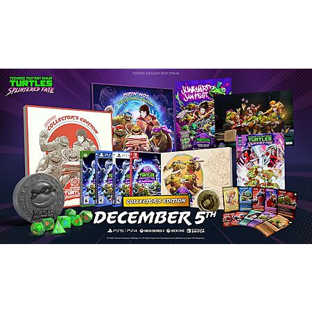 Teenage Mutant Ninja Turtles: Splintered Fate Pipin’ Hot Collector’s Edition (Switch, PS4, XSX) - $44.99 @ Woot!