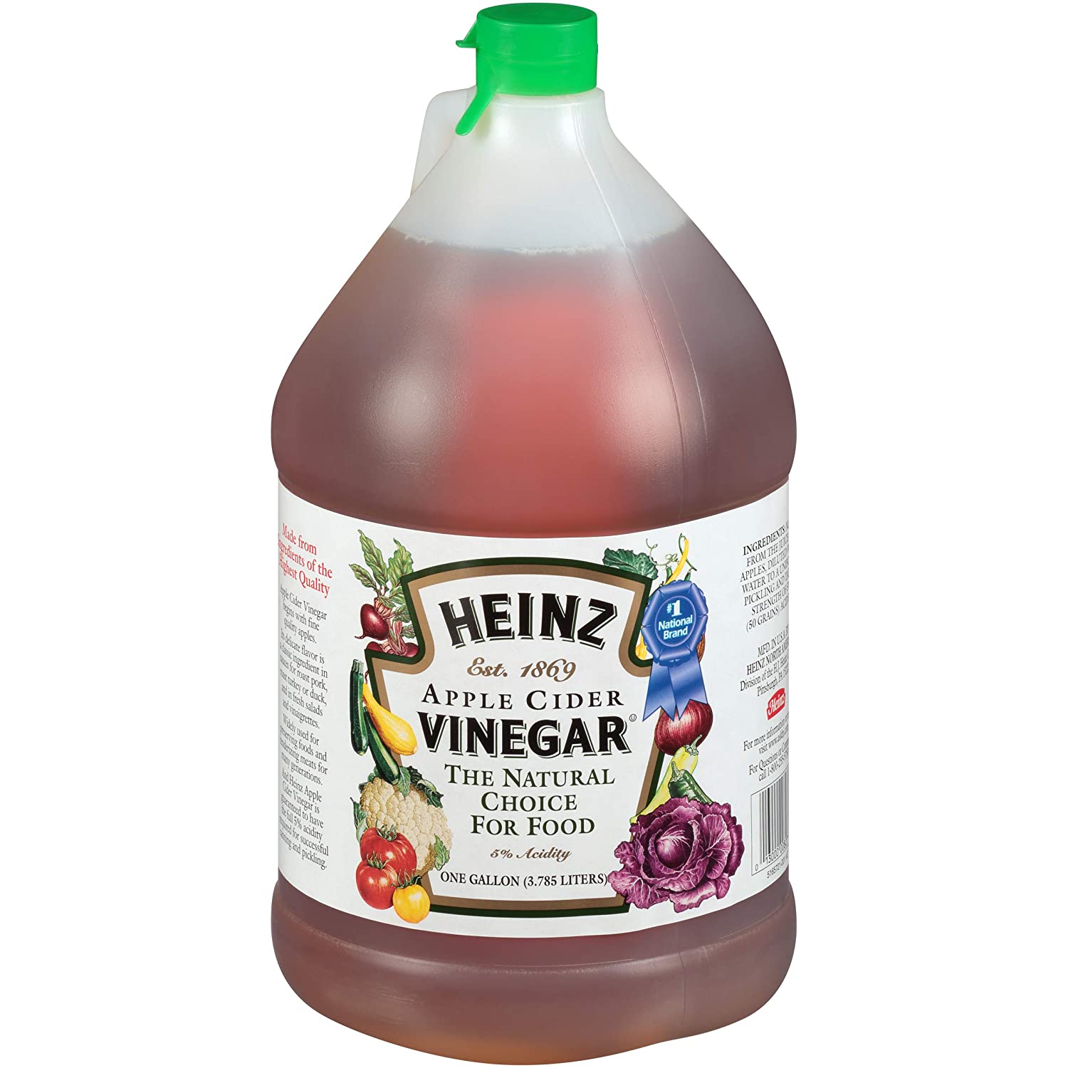 Heinz Apple Cider Vinegar, 1 gal. Jugs (*Pack of 4) $8.25 (as low as $7.01 w/15% S&S)