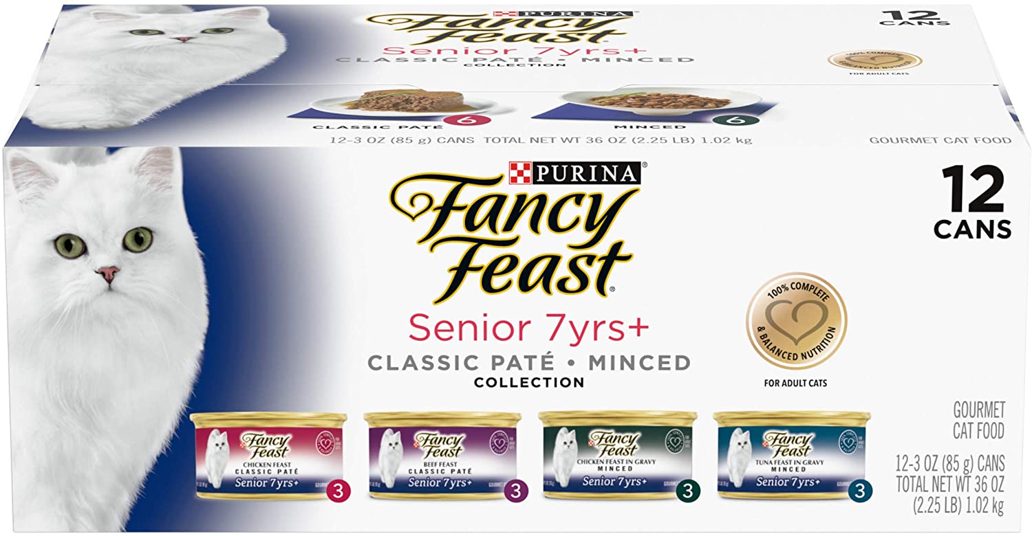 (12 Pack) Fancy Feast Grain Free Pate Wet Cat Food, Chicken Feast, 3oz - $7.56 + Free Pickup & More