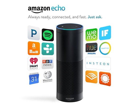 Amazon Echo - 1st Generation, Black (Used, Good) - $24.99 + FS w/ Prime