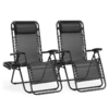 (Set of 2) JHK Zero Gravity Lounge Chairs (Black or Blue) $40.80 + Free Shipping