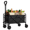 Foldable Small Utiliy Wagon Cart (Black) $16.68 + Free Shipping