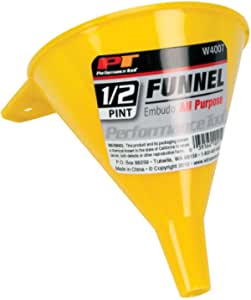Performance Tool W4007 1/2 Pint All Purpose Funnel - $1 + FS w/ Prime