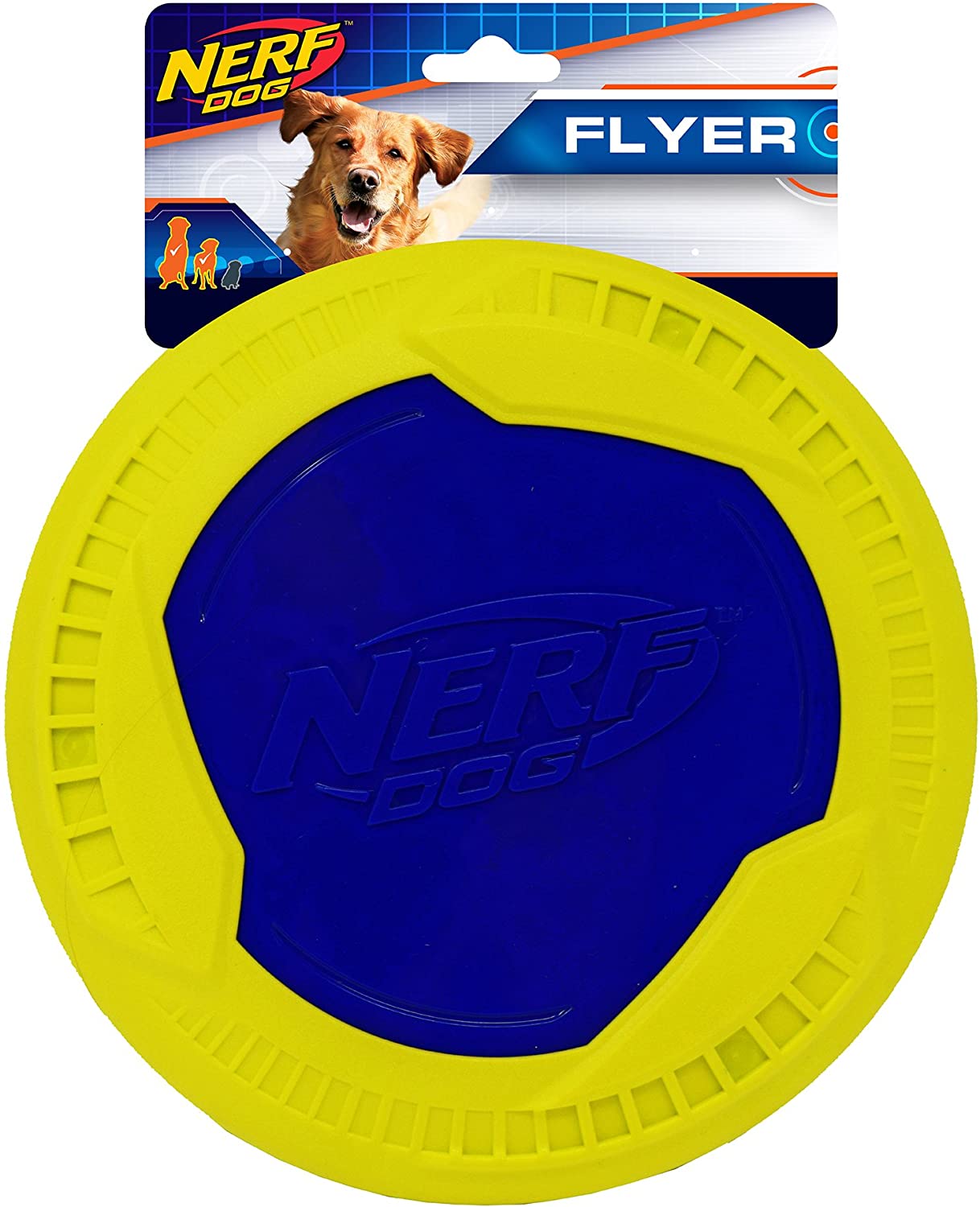 Nerf Flyer 9" Disc, Dog Toy - Medium/Large Breeds - $3.81 + FS w/ Prime