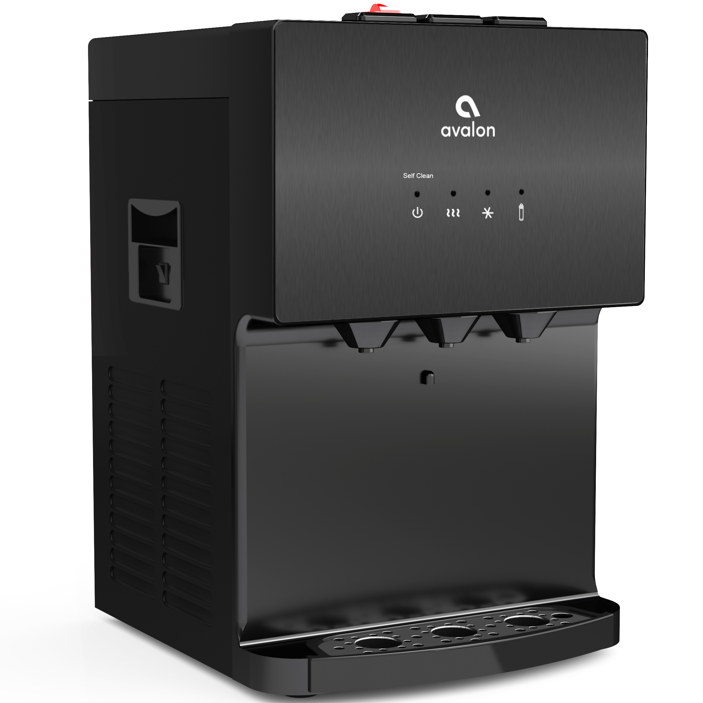 Avalon Premium Countertop Self Water Dispenser in Stainless Black Steel