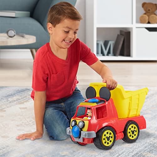 Mickey Mouse Dump Truck Toy Vehicle w/ Lights, Sounds & Phrases, Ages 3 Up, by Just Play $19 + FS w/ Prime