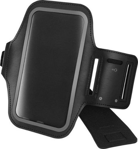 Insignia - Fitness Armband for Cell Phones with Screens up to 6.2" or 6.7" - Black $5 + Free Pickup