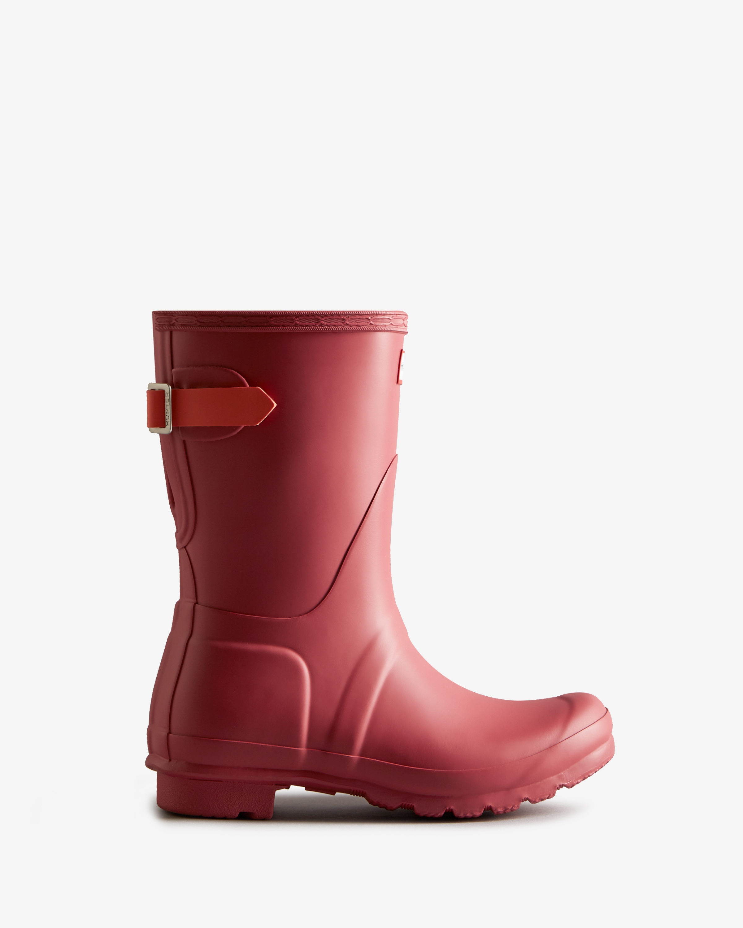 Hunter Boots Women's Short Back Adjustable Rain Boots, Rose 75 Shipped