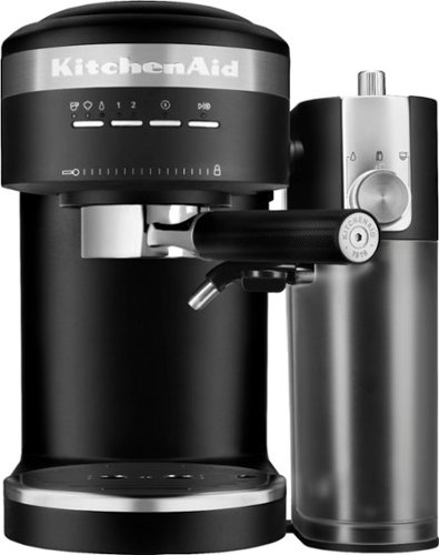 KitchenAid - Semi-Automatic Espresso Machine and Automatic Milk Frother Attachment - Matte Black $220 + Free Shipping