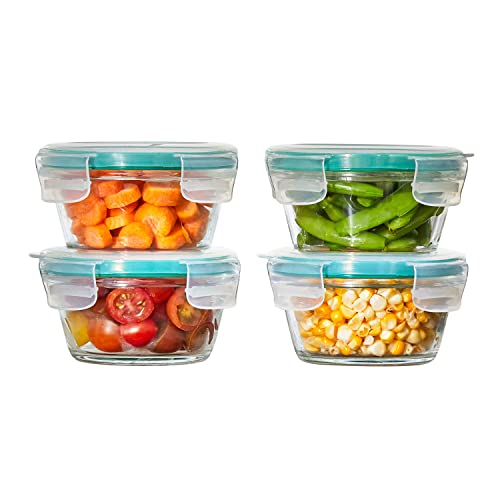 OXO Good Grips 8 Piece Prep, Serve and Store Smart Seal Glass Food Storage Set $16.97 + FS w/ Prime