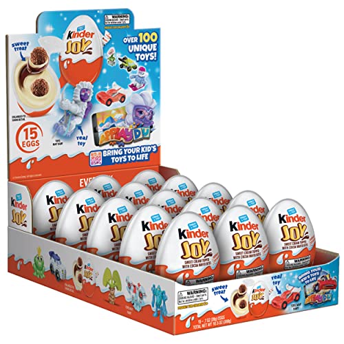 (15 Eggs) Kinder Joy Eggs, Cream and Chocolatey Wafers with Toy Inside $14.99 + FS w/ S&S