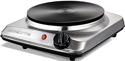 Ovente Electric Countertop Cooktop: 7.25 Inch Cast Iron Hot Plate Single Burner, 1000w $13.99 & More + Free Shipping