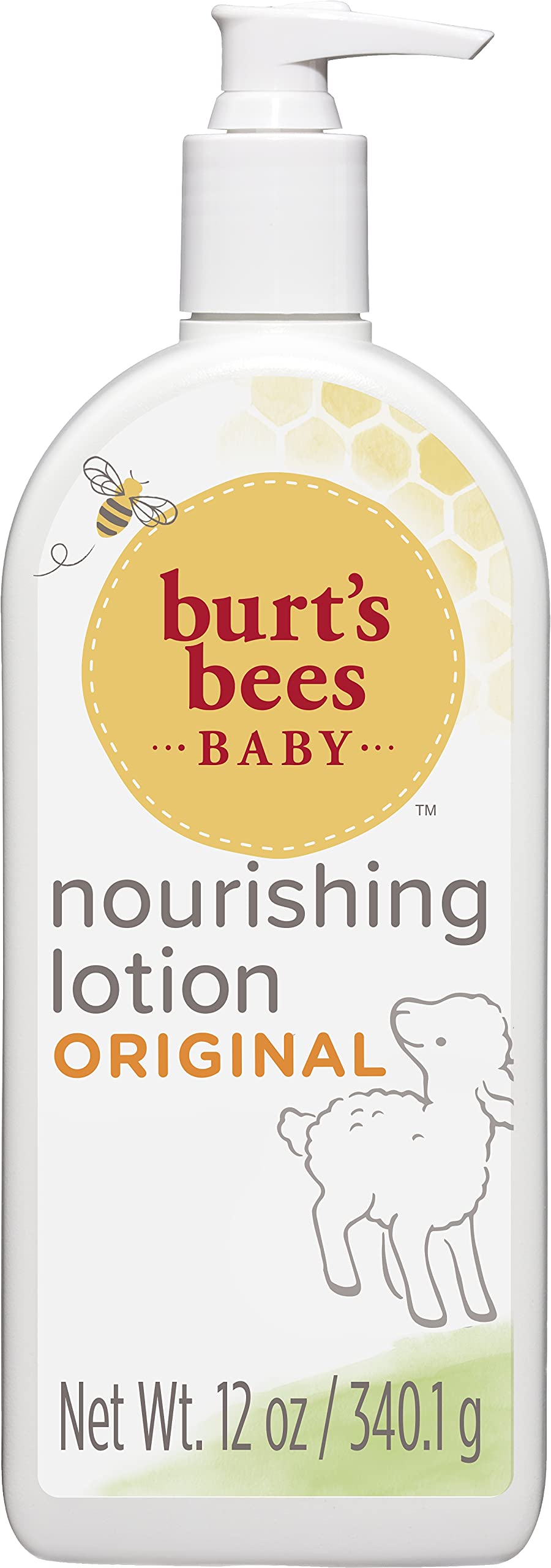 Burt's Bees Baby Lotion for Sensitive Skin, Original Scent, 12 Ounce $3.79 or less + FS w/ S&S