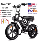 20&quot; AMYET V9-G60 48V 20AH 1000W Fat Tire Adult Ebike $400 + Free Shipping