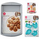 ROSANNA PANSINO by Wilton Nerdy Nummies Cookie Baking Set: 13 x 9 Baking Sheet w/ 5 Cookie Stamps $5.04 FS w/ Prime