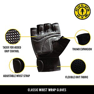 Gold's gym tacky gloves sales