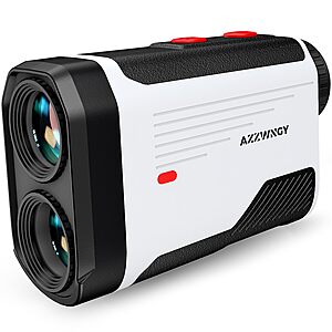 Prime: Azzwngy Rangefinder with Slope - 1300 Yards Laser Range Finder for Golf & Hunting $27.99 + FS