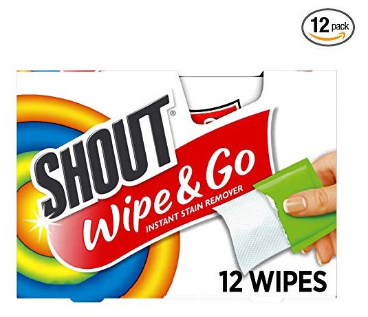  Walgreens Shout Wipe & Go Instant Stain Remover Wipes 