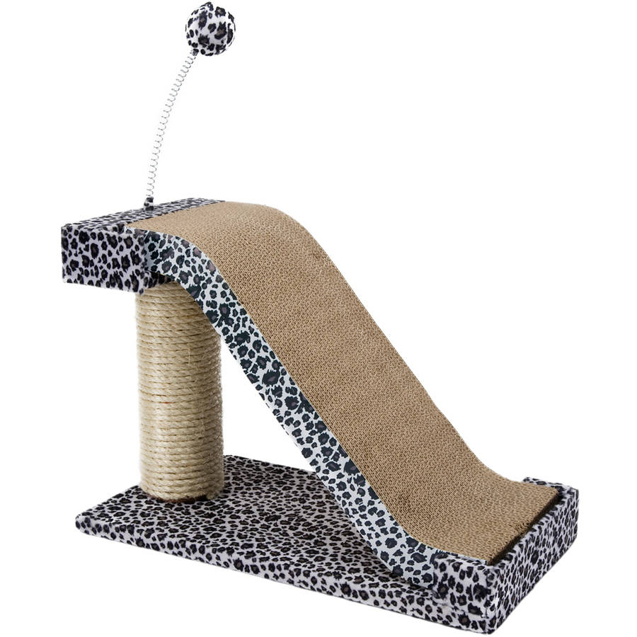 Penn Plax Cat Scratching Post and Pad with Toy Fun Leopard Print $15.21 FS w/ Prime