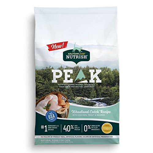 Rachael Ray Nutrish Peak Dry Cat Food Woodland Catch Chicken