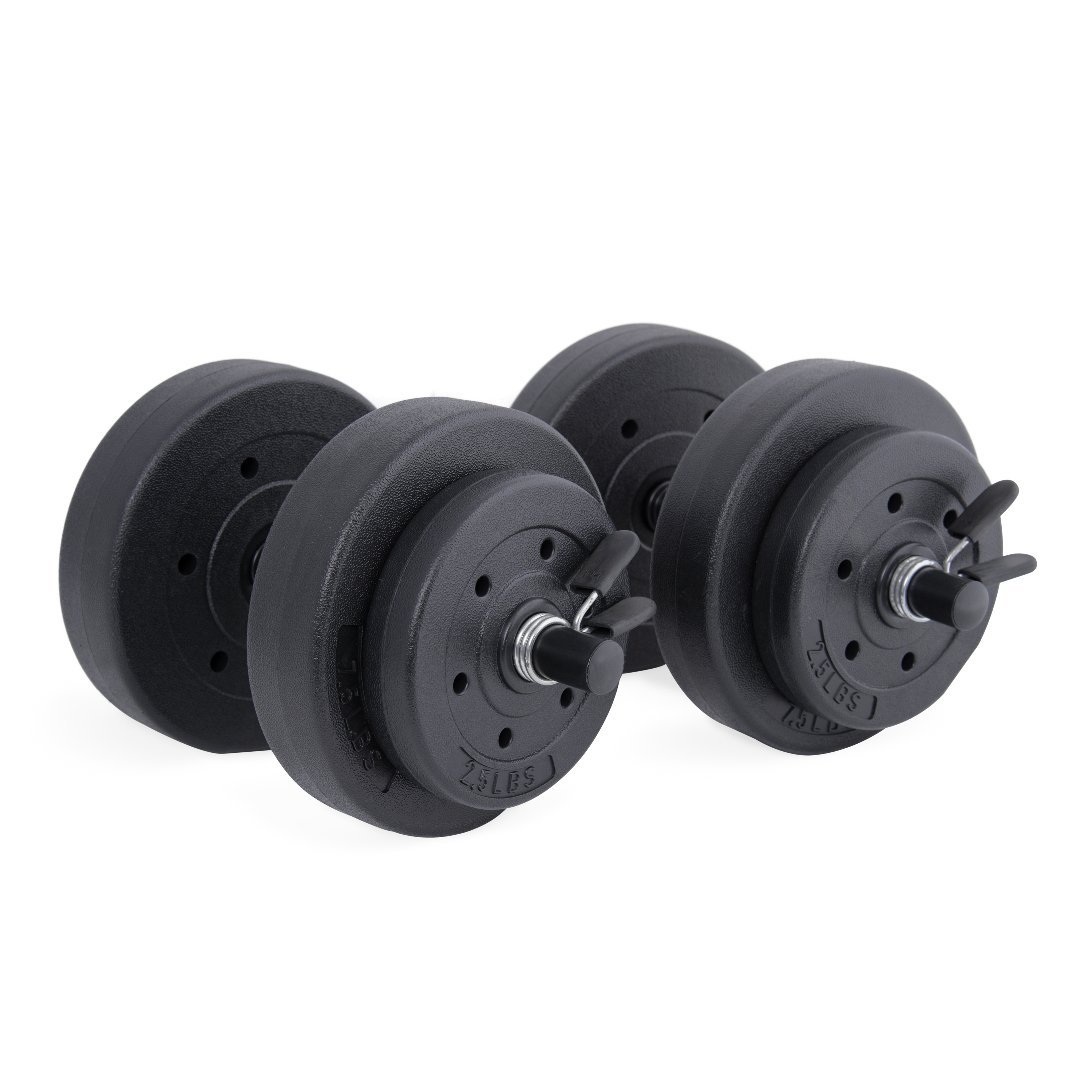 vinyl dumbbell set