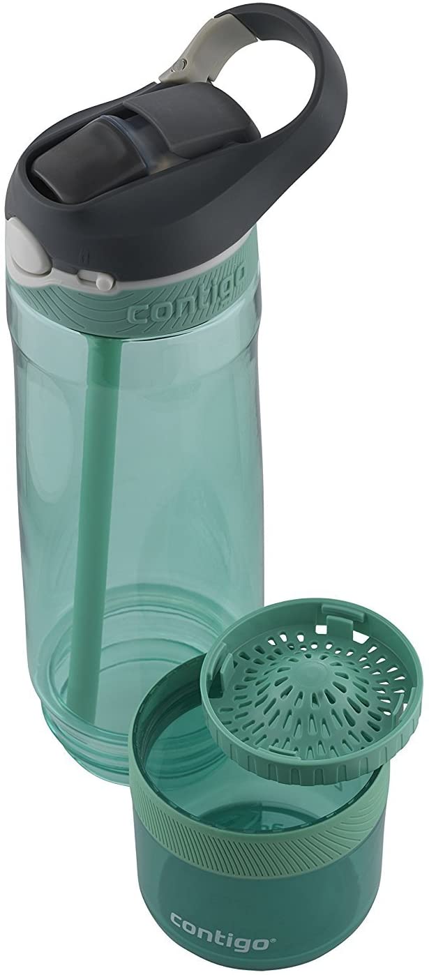 Contigo AUTOSPOUT Straw Ashland Water Bottle with Infuser, 26 oz., Grayed Jade $6.47 FS w/ Prime