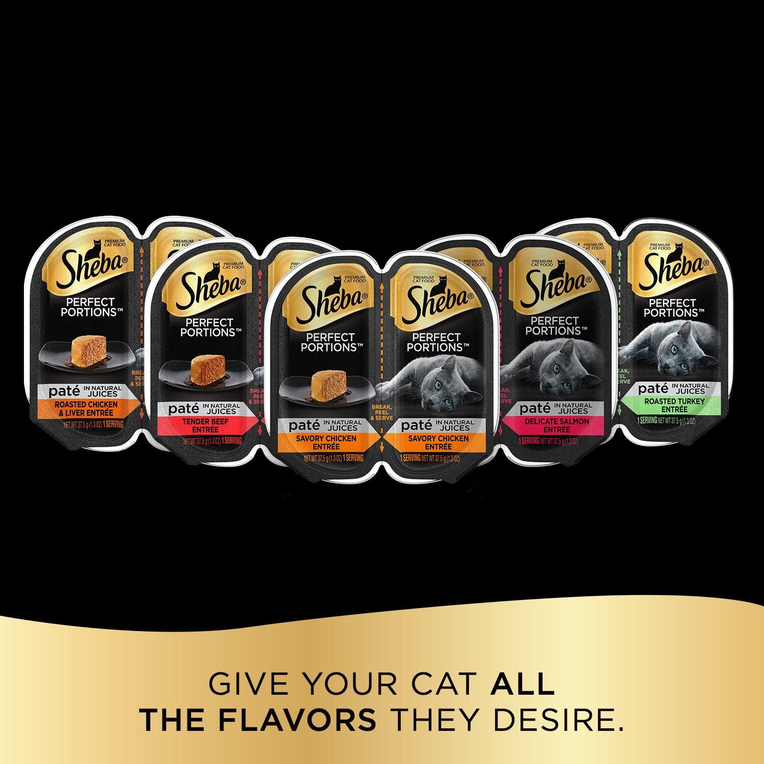 Select Amazon Accounts Sheba Perfect Portions Wet Cat Food Trays